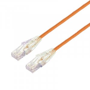 Blupeak C6at020or 2m Ultra Thin Cat 6a Utp Lan Cable - Orange (lifetime Warranty)
