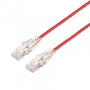 Blupeak C6at020rd 2m Ultra Thin Cat 6a Utp Lan Cable - Red (lifetime Warranty)