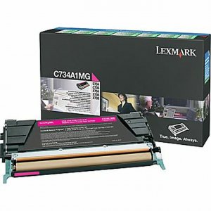 Lexmark C734a1mg Magenta Prebate Toner Yield 6000 Pages For C734 C736