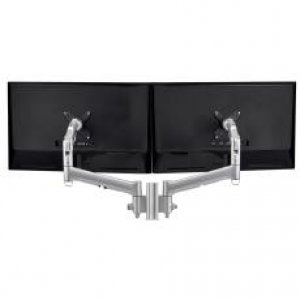 Atdec Awm Dual Monitor Mount Solution On A 135mm Post - F Clamp - Black