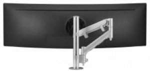Atdec Awms-hx40 Heavy Duty Monitor Mount - White With Silver Clamp
