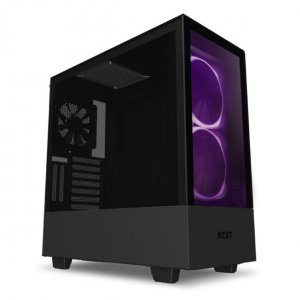 NZXT H510 Elite Tempered Glass Mid-Tower ATX Case - Matte Black