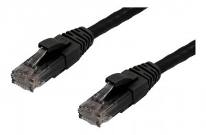 Generic Cat6-1m Black Network Cable: Cat6/6a Rj45 1m Black