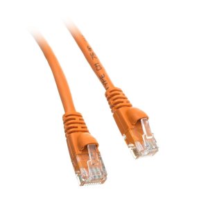 8Ware Cat 6a UTP Ethernet Cable, Snagless CAT6A Orange 0.25M