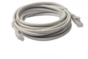 8ware Cat6a Utp Ethernet Cable 20m Snagless grey