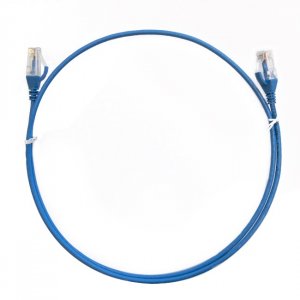 8ware Cat6 Ulta Thin Slim Cable 10m - Blue Color Premium Rj45 Ethernet Network Lan Utp Patch Cord 26awg