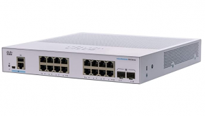 Cisco CBS350-16T-2G 18 Ports Manageable Ethernet Switch - 2 Layer Supported - Modular - Optical Fiber, Twisted Pair