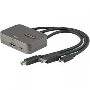 Startech Cdphdmdp2hd Usb-c/hdmi/mdp Multiport To Hdmi Adapter