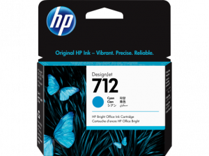 Hp 3ed67a Hp 712 29-ml Cyan Designjet Ink