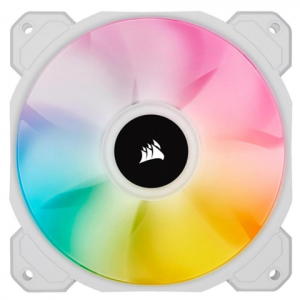 Corsair Af Elite Series| Af140 Rgb Elite White| 140mm Fluid Dynamic Rgb Fan With Airguide| Single Pack