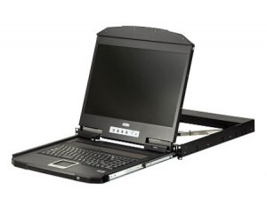 Aten CL3100NX-ATA-AU Ultra Short Depth Single Rail Widescreen Rackmount Lcd Console (usb / Vga)