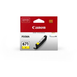 Canon Cli671y Yellow Ink Tank For Mg5760bk, Mg6860, M7760