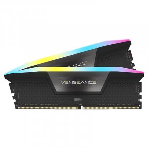 Corsair Vengeance Rgb 32gb (2x16gb) Ddr5 Udimm 6400mhz C36 1.35v Desktop Gaming Memory Black