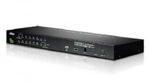 Aten CS1716A-AT-U 16 Port Rackmount Usb-ps/2 Vga Kvmp Switch With Usb 2.0 Hub And Daisy Chain