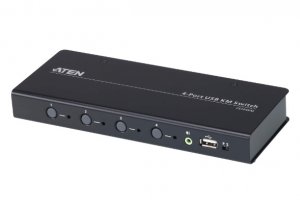 Aten CS724KM-AT 4-port Usb Boundless Km Switch (cables Included)