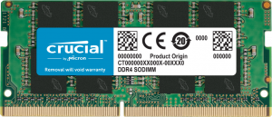 Crucial 8GB (1x8GB) DDR4 SODIMM 2666MHz CL19 1.2V Crucial 8GB (1x8GB) DDR4 SODIMM 2666MHz CL19 1.2V CT8G4SFRA266