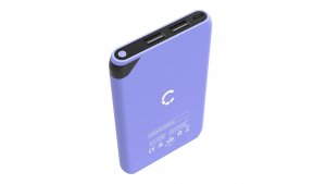 Cygnett Chargeup Boost 5,000 Mah Power Bank - Lilac (cy2502pbche),dual Charging (2 X Usb-a), Digital Display, Up To 1.8 Phone Charges