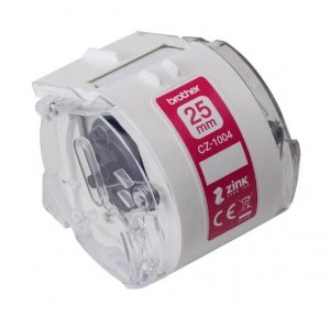 Brother Cz-1004 Full Colour Continuous Label Roll, 25mm Wide To Suit Vc-500w