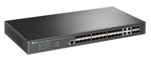 Tp-link Tl-sg3428xf Jetstream 24-port Sfp L2+ Managed Switch With 4 10ge Sfp+ Slots  Omada