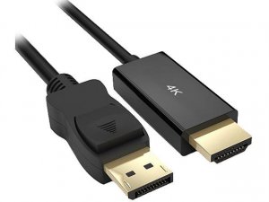 Simplecom Da201 4k Displayport To Hdmi Cable 2160p Ultra Hd 1.8m