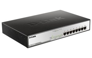 D-link Dgs-1008mp 8-port Gigabit Poe Unmanaged Switch With 140w Poe Budget
