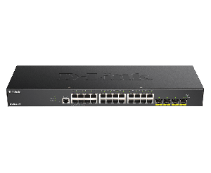 D-link 28-port Gigabit Smart Managed Switch With 24 Rj45 And 4 Sfp+ 10g Ports