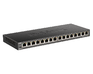 D-link DGS-1016S 16-port Low Profile Gigabit Unmanaged Switch (metal Housing)