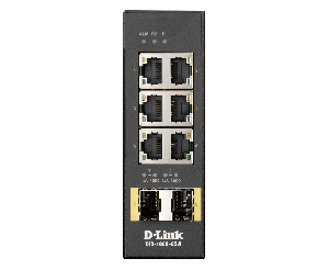 D-Link DIS-100G-8SW 8-Port Gigabit Unmanaged Industrial Switch