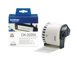 Brother DK-22205 DK22205 White Roll 62mm x 30.48 metres