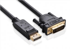 Ugreen 10223 Displayport Cable: Dp (male) To Dvi-d (male) 5m