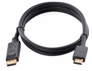 Ugreen 10202 Displayport Cable: Dp101 Displayport(m) To Hdmi(m) Cable 2m Black