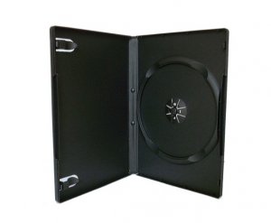 Single Generic Disc 14mm Black Cd/dvd Case – 5pcs In A Pack