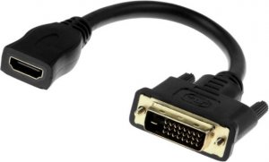 Blupeak Dvhdad Dvi Male To Hdmi Female Adapter (lifetime Warranty) 