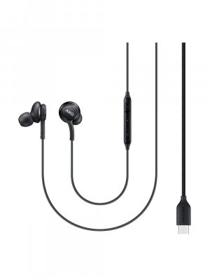 Samsung USB Type-C In-Ear Wired Earphones By AKG - Black EO-IC100BBEGWW