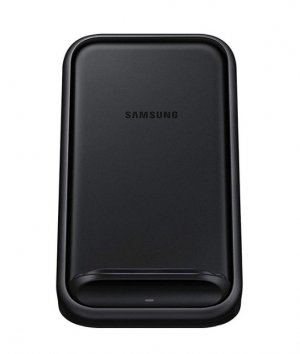 SAMSUNG EP-N5200TBEGAU Standing Wireless Charger - Fast Charge For Samsung And Apple - Black