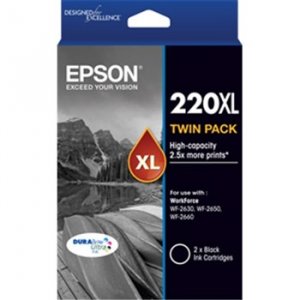 Epson 220 HY Black Twin Pack C13T294194