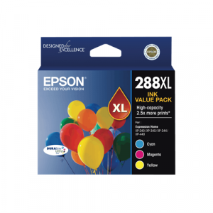 Epson 288xl 3 Colour Ink Pack Xp-240 Xp-340 Xp-344 Xp-440