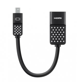 Belkin 12.7cm Mini DisplayPort to HDMI Male-Female Adapter Cable