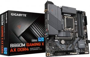 Gigabyte B660M Gaming X AX DDR4 M-ATX Motherboard, LGA 1700