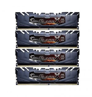 G.Skill Flare X 32GB (4x8GB) 3200MHz CL14 DDR4 Memory F4-3200C14Q-32GFX