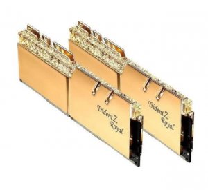 G.Skill Trident Z RGB Royal 32GB 2x16GB DDR4 CL19 3600MHz Memory Gold F4-3600C19D-32GTRG