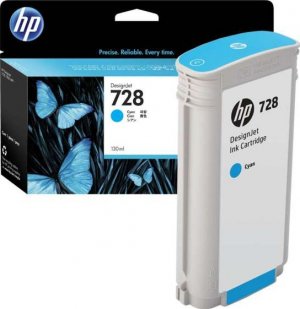 Hp F9j67a Ink Cartridge No 728 Cyan 130ml