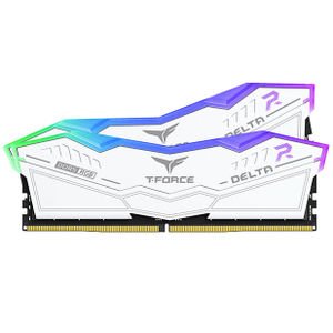 Team T-Force Delta RGB 32GB (2x16GB) 6400MHz CL40 DDR5 White Memory