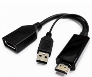8ware Hdmi Male To Display Port Female With Usb (for Power)