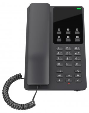 Grandstream GHP621 Desktop Hotel Phone - Black