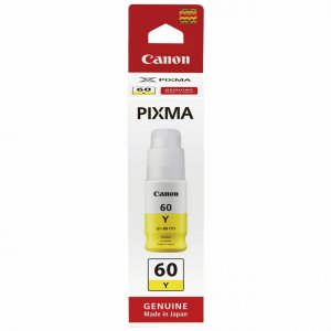 Canon Gi60y Yellow 70ml Ink Bottle For Pixma Endurance G6060 G6065