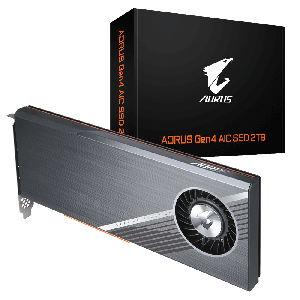 Gigabyte AORUS Gen4 AIC SSD 2TB - PCI-e 4.0, 4x 500GB SSD GP-ASACNE6200TTTDA
