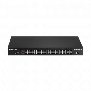 Edimax Gs-5424plc V2 Surveillance Vlan 28-port Gigabit Poe+ Long Range Web Smart Switch With 4 Gigabit Rj45/sfp Combo Ports