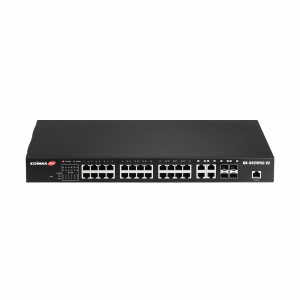 Edimax Gs-5424plc V2 Surveillance Vlan 28-port Gigabit Poe+ Long Range Web Smart Switch With 4 Gigabit Rj45/sfp Combo Ports