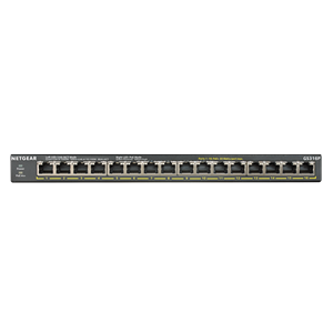 Netgear GS316PP-100AJS SOHO 16-port PoE+ Gigabit Unmanaged Switch 183W PoE Budget